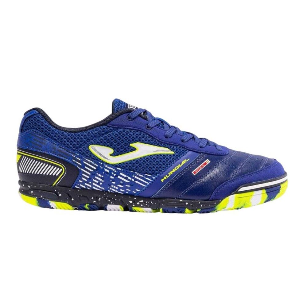 Joma Mens Mundial Leather Indoor Soccer Sneakers / Royal Blue